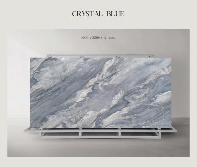 Sintered stone - Crystal blue