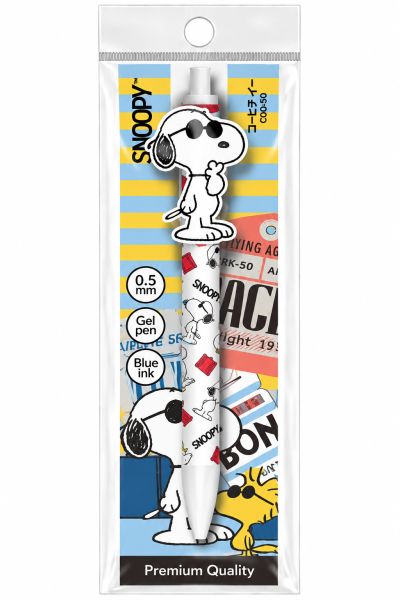 CODE:D ปากกาเจลซิลิโคน 0.5 มม. Snoopy แท้