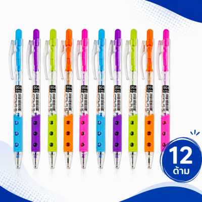 Pencom OG06-แฟนซีใส ปากกาหมึกน้ำมัน  สีสวย เขียนลื่น ใช้งานง่าย