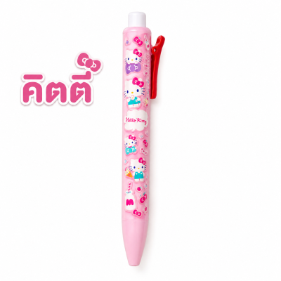 ปากกาเจลสุดน่ารัก พร้อมสติกเกอร์ DIY ตกแต่งได้เอง (จำหน่ายแบบคู่)