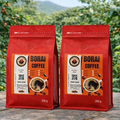 1 กิโลกรัม กาแฟโรบัสต้าคั่วกลาง จากบ่อไร่ ตราด กลิ่นหอมกาแฟคั่วสด แฝงโทนช็อกโกแลตและถั่ว บอดี้แน่น รสนุ่ม ไม่ขมจัด Medium Roast Robusta Coffee