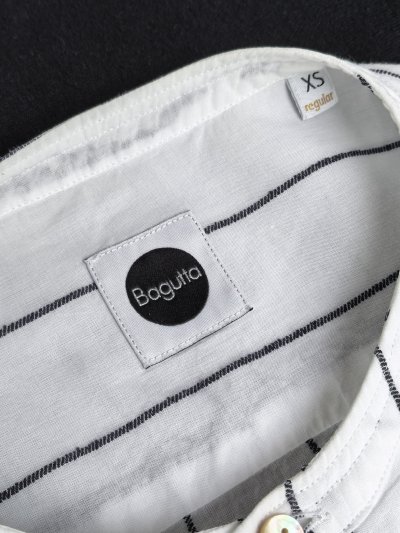 Bagutta - Mandarin Popover Shirt​ - M (Asia)