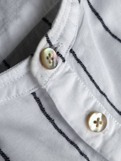 Bagutta - Mandarin Popover Shirt​ - M (Asia)