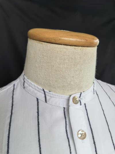Bagutta - Mandarin Popover Shirt​ - M (Asia)