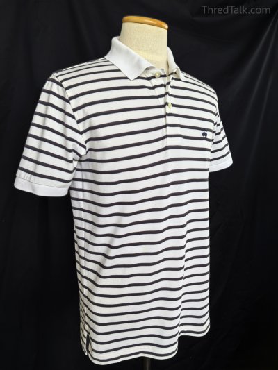Brooks Brothers - Stripe Polo - M (Asia)