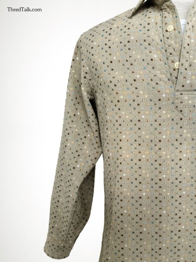 AIGLE - Pop-over Embroidery Shirt - M (Asia)