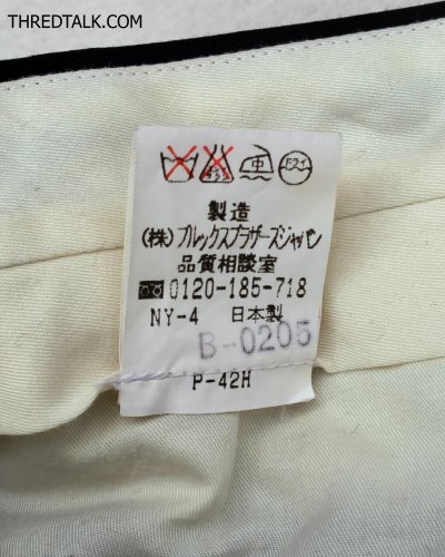 Brooks Brothers - Wool Twill - เอว 34"