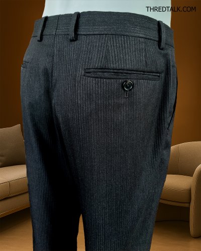 Paul Smith - Wool Herringbone Striped - เอว 33"