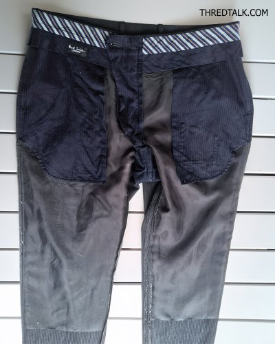 Paul Smith - Wool Herringbone Striped - เอว 33"