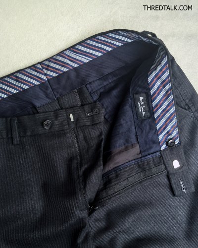Paul Smith - Wool Herringbone Striped - เอว 33"