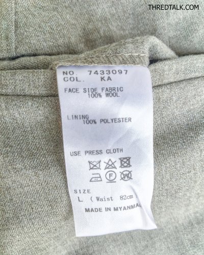 blazer's bank.com - VBC's Wool - เอว 32"