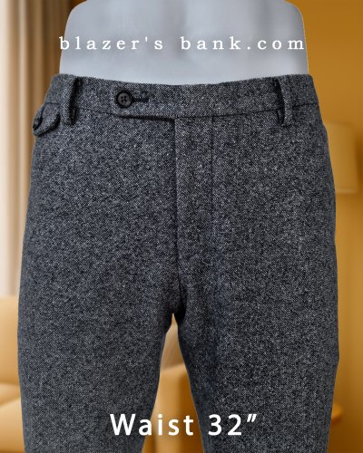 blazer's bank.com - Wool Blend Hopsack - Waist 32"