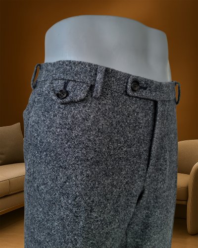 blazer's bank.com - Wool Blend Hopsack - Waist 32"