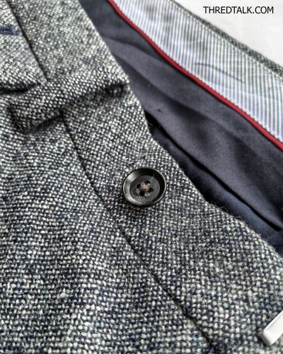 blazer's bank.com - Wool Blend Hopsack - Waist 32"