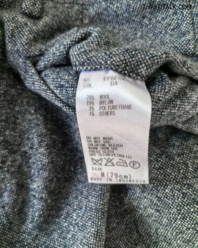 blazer's bank.com - Wool Blend Hopsack - Waist 32"