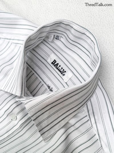 Bally (Switzerland) - Vintage Poplin Jacquard - L (Asia)