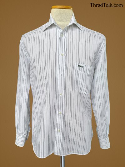 Bally (Switzerland) - Vintage Poplin Jacquard - L (Asia)