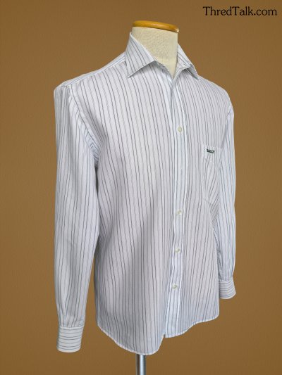 Bally (Switzerland) - Vintage Poplin Jacquard - L (Asia)