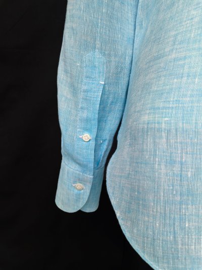 Alessandro Gherardi​ (Italy) -​ Linen​ Shirt  - M (Asia)