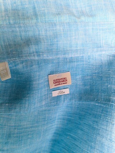 Alessandro Gherardi​ (Italy) -​ Linen​ Shirt  - M (Asia)