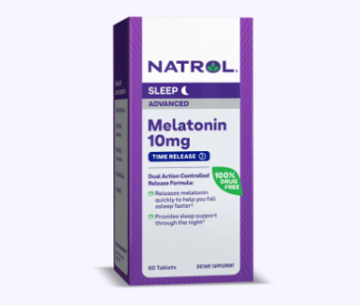 Natrol Melatonin Time Release, 3 / 5 / 10 mg, 100 Tablets - เมลาโทนิน เม็ดกลืน