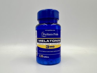 Puritan's Pride, 3 / 10 mg, 120 Tablets - เมลาโทนิน เม็ดกลืน Sleep Aid