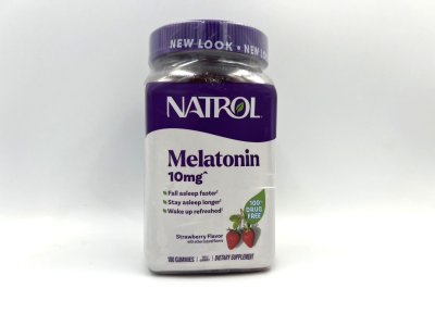 Natrol Melatonin Gummies, Sleep Support, 90 Strawberry 10 mg เยลลี่ เมลาโทนิน