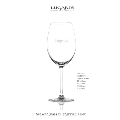 Gifts Lucaris Cabernet x1