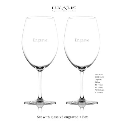 Gifts Lucaris Bordeaux x2