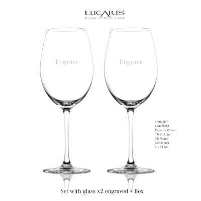 Gifts Lucaris Cabernet x2