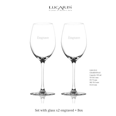 Gifts Lucaris Chardonney x2