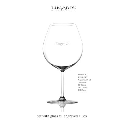 Gifts Lucaris Burgundy x1