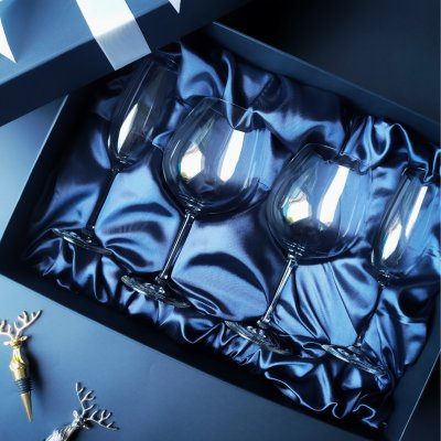 Gifts Lucaris Burgundy+Champagne x4