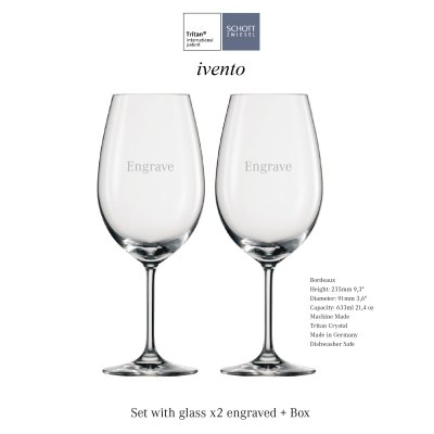 Gifts Schott Zweisel ivento Bordeaux x2 Gifts Schott Zweisel ivento Bordeaux x2