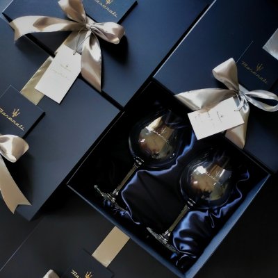 Gifts Lucaris Burgundy x2