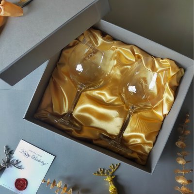Gifts Lucaris Burgundy x2