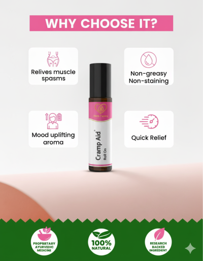 Cramp Aid Roll On eases period cramps