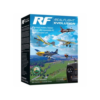 RealFlight Evolution RC Flight Simulator with InterLink DX Controller