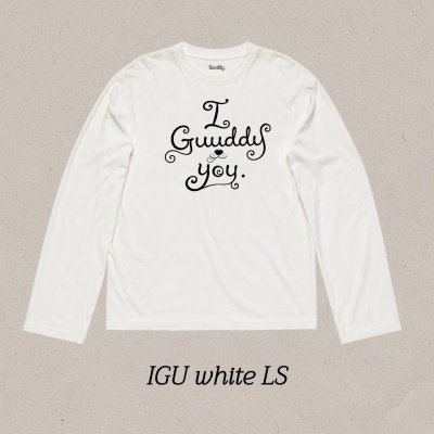 IGU White LS Tee
