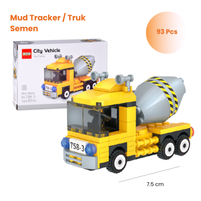 Mainan Edukasi Anak Brick Model City Car