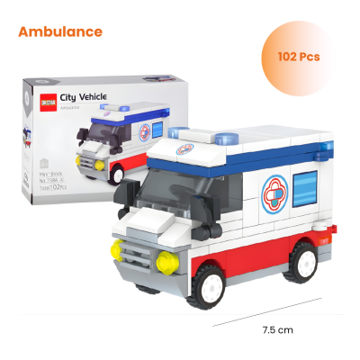 Mainan Edukasi Anak Brick Model City Car