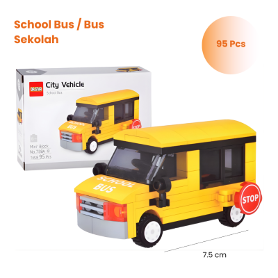 Mainan Edukasi Anak Brick Model City Car