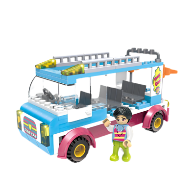 Mainan Anak Edukasi Brick Model City Bus