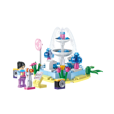 Mainan Anak Edukasi Brick Model Music Fountain