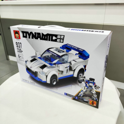 Mainan Anak Brick Model Robot Mobil Berubah Bentuk