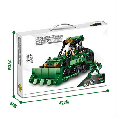 Mainan Brick Blok Robot Transformer Deformasi 2in1