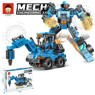 Mainan Anak Brick Model Robot Mobil Berubah Bentuk 2in1 Kado Hadiah Ulang Tahun