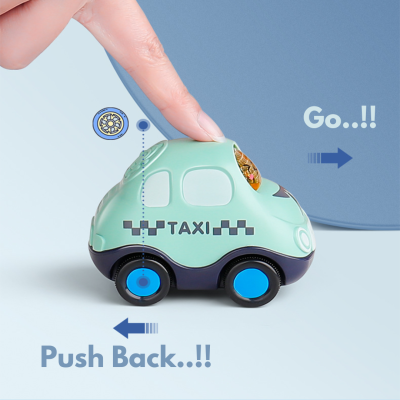 7 Pcs Maianan anak mobil-mobilan inersia model lucu kado hadiah ulang tahun.