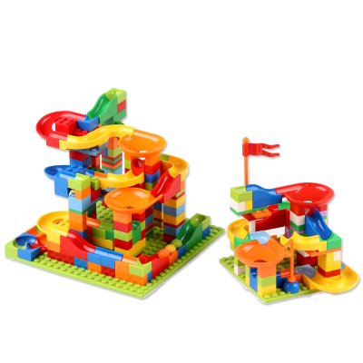 Mainan Anak Edukasi Anak Marble Race Run Building Blocks