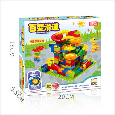 Mainan Anak Edukasi Anak Marble Race Run Building Blocks